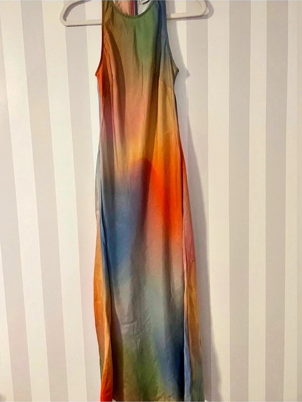Untitled Motion Abstract Maxi Dress in Multicolor Size XS